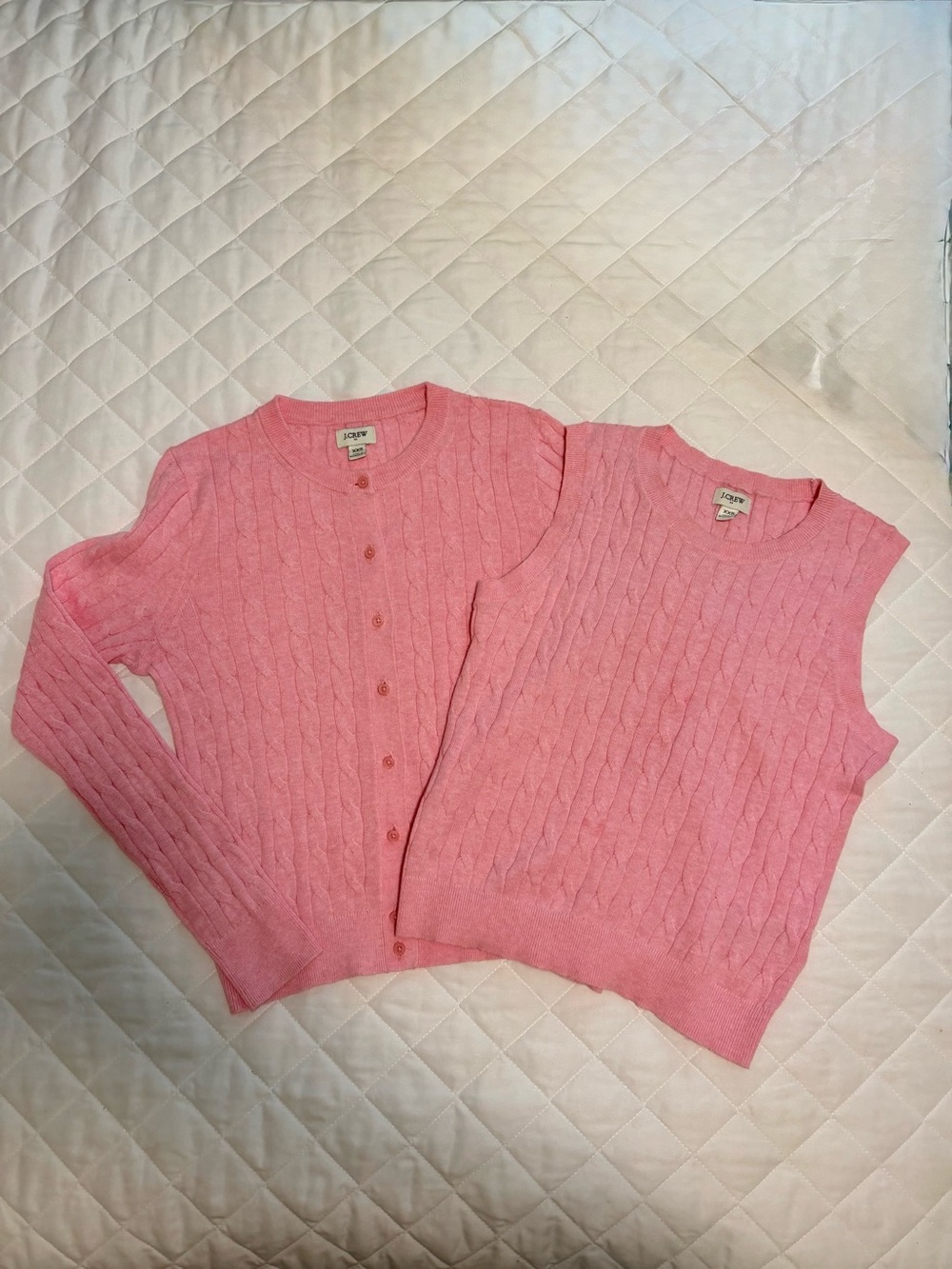 J Crew factory cable sweater set